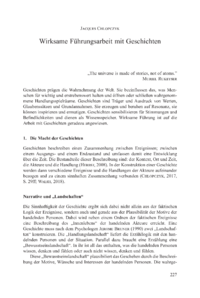 Dokument Wirksame Führungsarbeit mit Geschichten