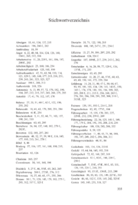 Dokument Stichwortverzeichnis