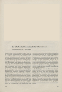 Dokument Zur Erfaßbarkeit landeskundlicher Informationen