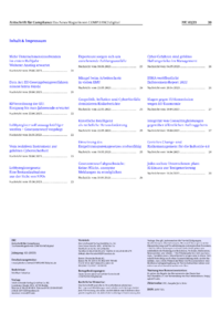 Dokument Inhalt & Impressum