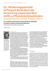 Dokument CO 2 -Minderungspotential im Tierpark Berlin durch die Verwertung organischer Reststoffe zu Pflanzenkohlesubstraten
