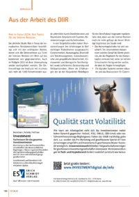 Dokument Aus der Arbeit des DIIR