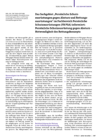 Dokument Das Sachgebiet „Persönliche Schutzausrüstungen gegen Absturz und Rettungsausrüstungen“ im Fachbereich Persönliche Schutzausrüstungen (FB PSA) informiert: Persönliche Schutzausrüstung gegen Absturz – Notwendigkeit des Rettungskonzepts