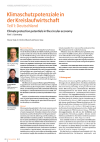 Dokument Klimaschutzpotenziale in der Kreislaufwirtschaft – Teil 1