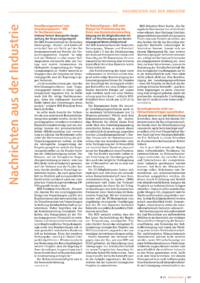 Dokument Nachrichten aus der Industrie