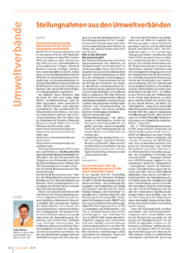 Dokument Stellungnahmen aus den Umweltverbänden