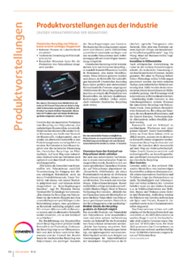 Dokument Produktvorstellungen aus der Industrie