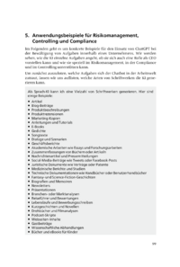 Dokument Anwendungsbeispiele für Risikomanagement, Controlling und Compliance