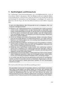 Dokument Nachhaltigkeit und Klimaschutz