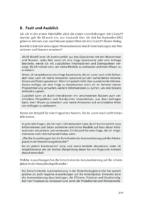 Dokument Fazit und Ausblick