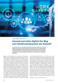 Dokument Gesund und sicher digital: Der Weg zum Arbeitsschutzsystem der Zukunft