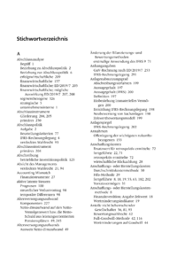 Dokument Stichwortverzeichnis