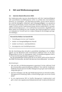 Dokument IKS und Risikomanagement