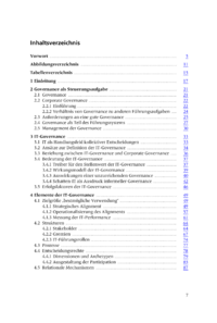 Dokument Inhaltsverzeichnis