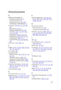 Dokument Stichwortverzeichnis
