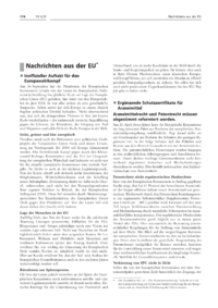 Dokument Nachrichten aus der EU