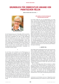 Dokument Grundbuch für Erbrechtler anhand von praktischen Fällen