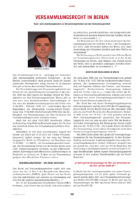 Dokument Versammlungsrecht in Berlin