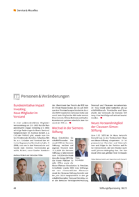Dokument Personen & Veränderungen