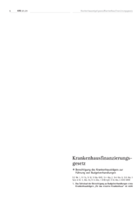 Dokument Berechtigung des Krankenhausträgers zur Führung von Budgetverhandlungen