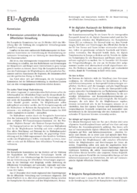 Dokument EU-Agenda