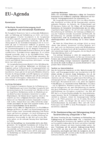 Dokument EU-Agenda