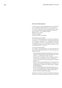 Dokument Prof. Dr. Gunnar Schwarting: Kommunales Kreditmanagement