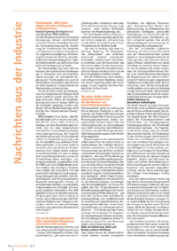 Dokument Nachrichten aus der Industrie