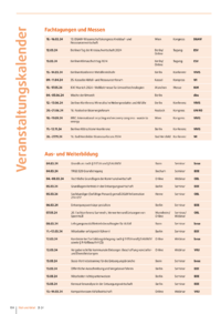Dokument Veranstaltungskalender