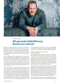 Dokument Mit gesunder Selbstführung Ressourcen schonen 