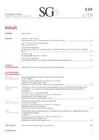 Dokument Inhaltsverzeichnis / Impressum