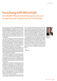 Dokument Forschung trifft Wirtschaft
