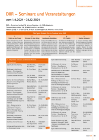 Dokument DIIR – Seminare und Veranstaltungen vom 1.4.2024 – 31.12.2024