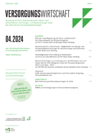 Dokument Zeitschrift Versorgungswirtschaft (VW) Ausgabe 04 2024