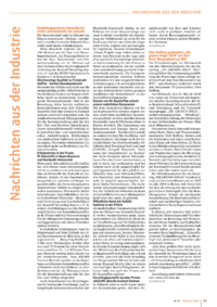 Dokument Nachrichten aus der Industrie