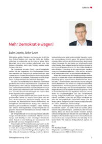 Dokument Mehr Demokratie wagen!