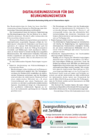 Dokument Digitalisierungsschub für das Beurkundungswesen