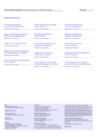 Dokument Inhalt & Impressum