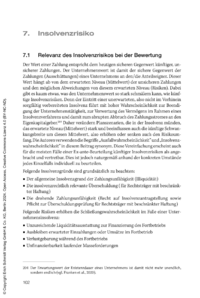 Dokument Insolvenzrisiko