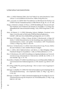Dokument Literaturverzeichnis