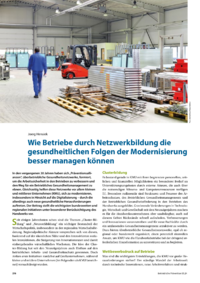 Dokument Wie Betriebe durch Netzwerkbildung die gesundheitlichen Folgen der Modernisierung besser managen können