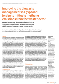 Dokument Improving the biowaste management in Egypt and Jordan to mitigate methane emissions from the waste sector