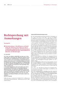 Dokument Gleichbehandlung in Beschäftigung und Beruf/Verbot der Diskriminierung wegen des Alters/Unabhängige Lebensführung und Einbeziehung in die Gemeinschaft/Persönlicher Assistenzdienst für Menschen mit Behinderungen