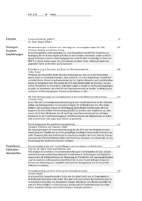 Dokument Inhalt / Impressum