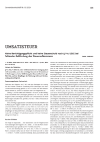 Dokument Keine Berichtigungspflicht und keine Steuerschuld nach § 14c UStG bei fehlender Gefährdung des Steueraufkommens