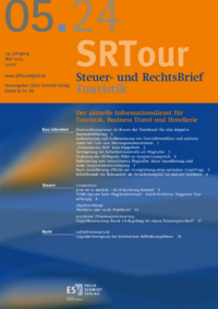 Dokument Steuer- und RechtsBrief Touristik Ausgabe 05 2024