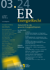 Dokument ER EnergieRecht Ausgabe 03 2024