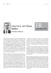 Dokument Interview mit Klaus Müller