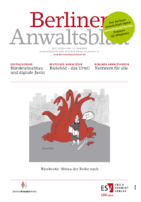 Dokument Berliner Anwaltsblatt Ausgabe 06 2024