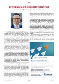 Dokument Die Vorhaben der Bürokratieentlastung